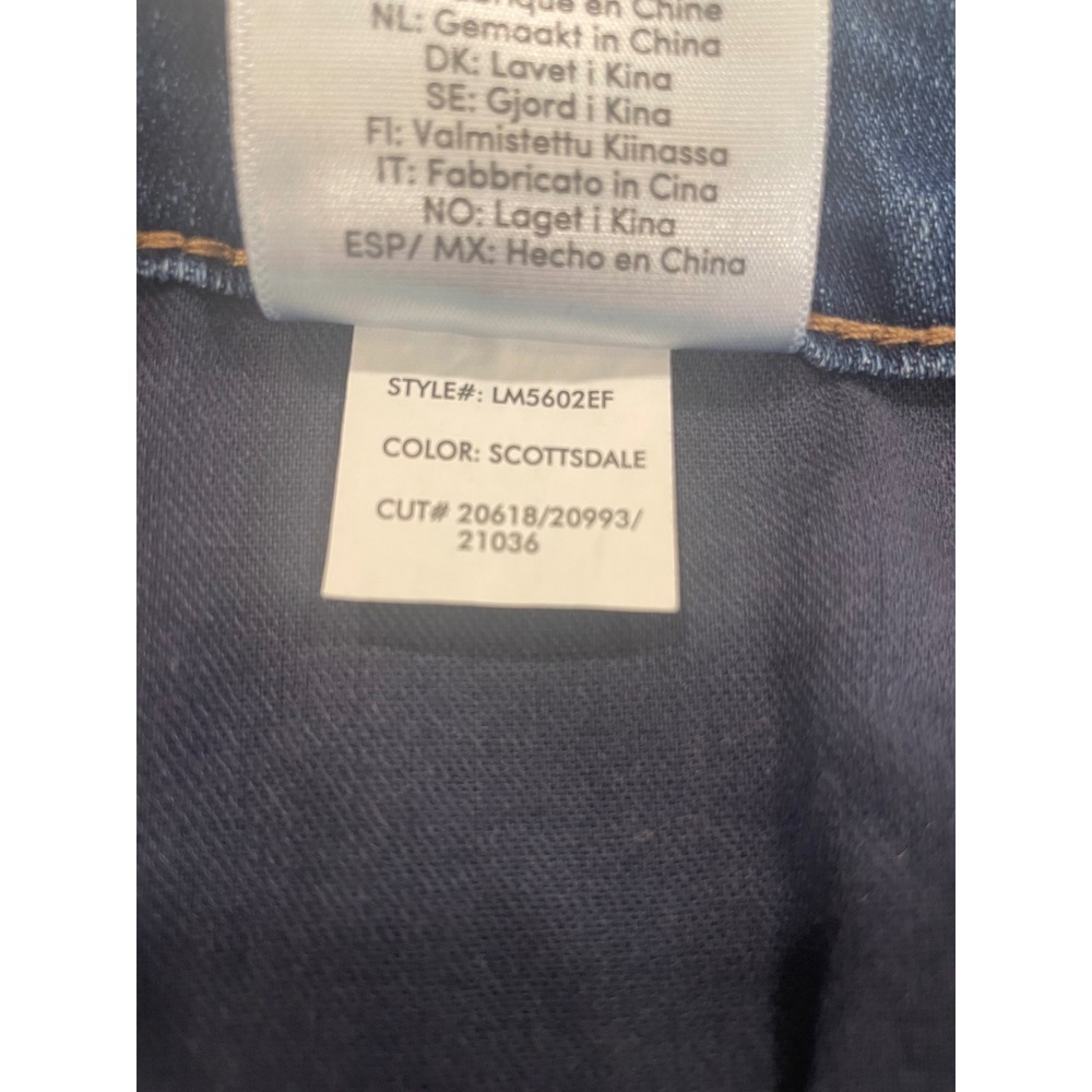 Liverpool Los Angeles Eco Logical The Girlfriend Jeans Raw Hem Medium Wash 14/32 - Picture 11 of 11